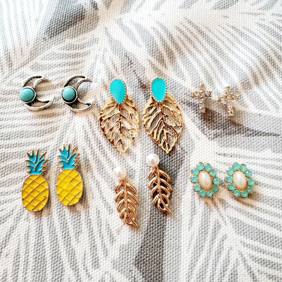Jewelry - Tropical Island Escape Summer Earring Set